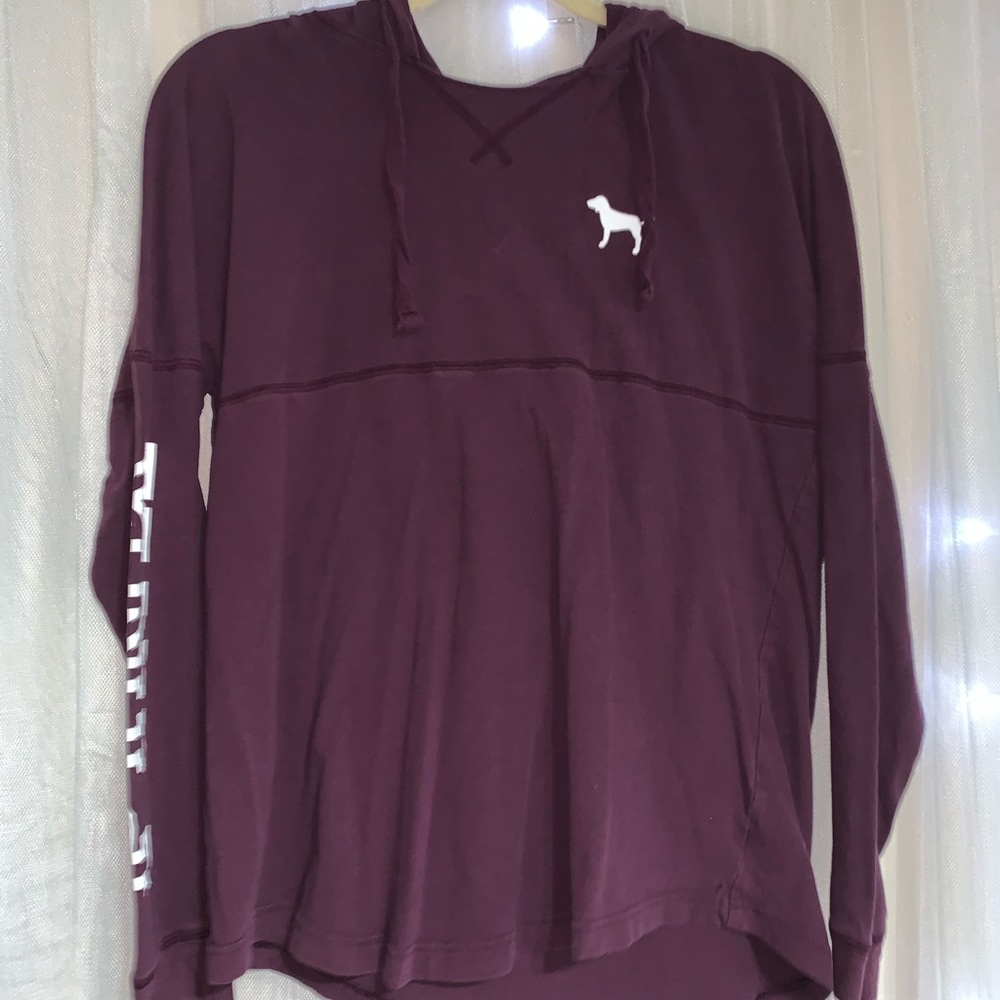 Maroon VS Pink Sweatshirt